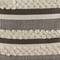 Gray & Cream Handloom Woven Outdoor Square Cushion